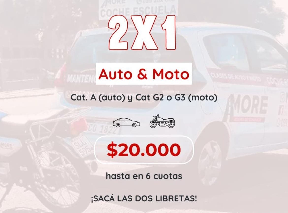 Auto y Moto 2x1