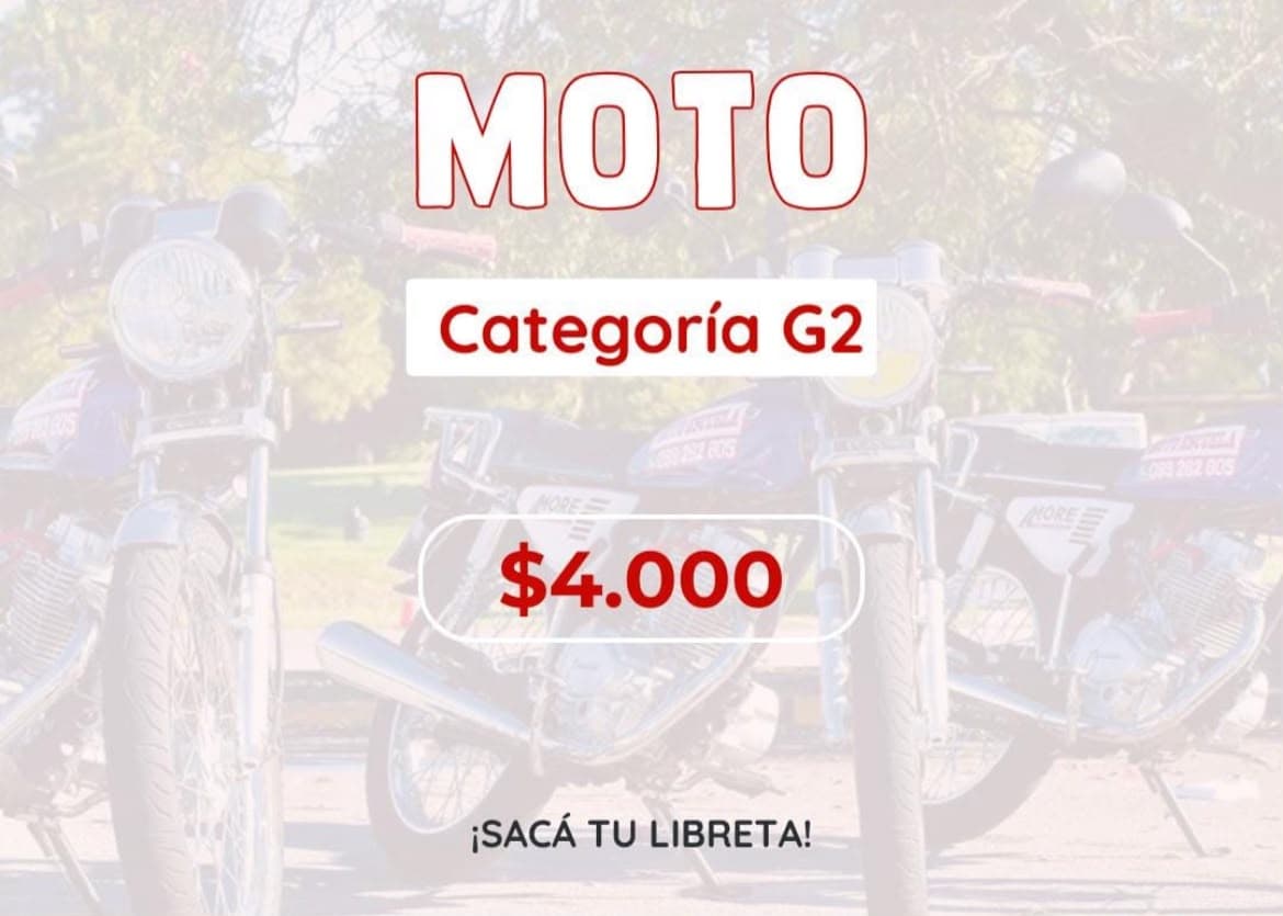 Moto — Categoría G2